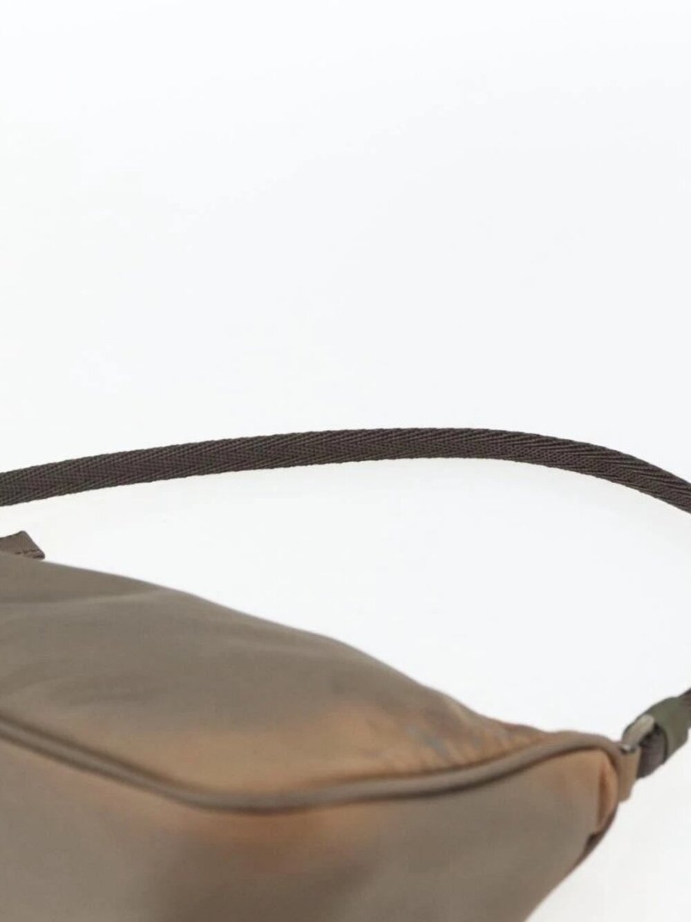 PRADA Accessory Pouch Nylon Brown Auth bs33343 - Picture 8 of 15